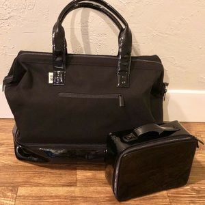 Beis Weekender Bag With Matching Cosmetics Case
